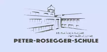 Das Logo der Peter Rosegger Schule in Wiesbaden